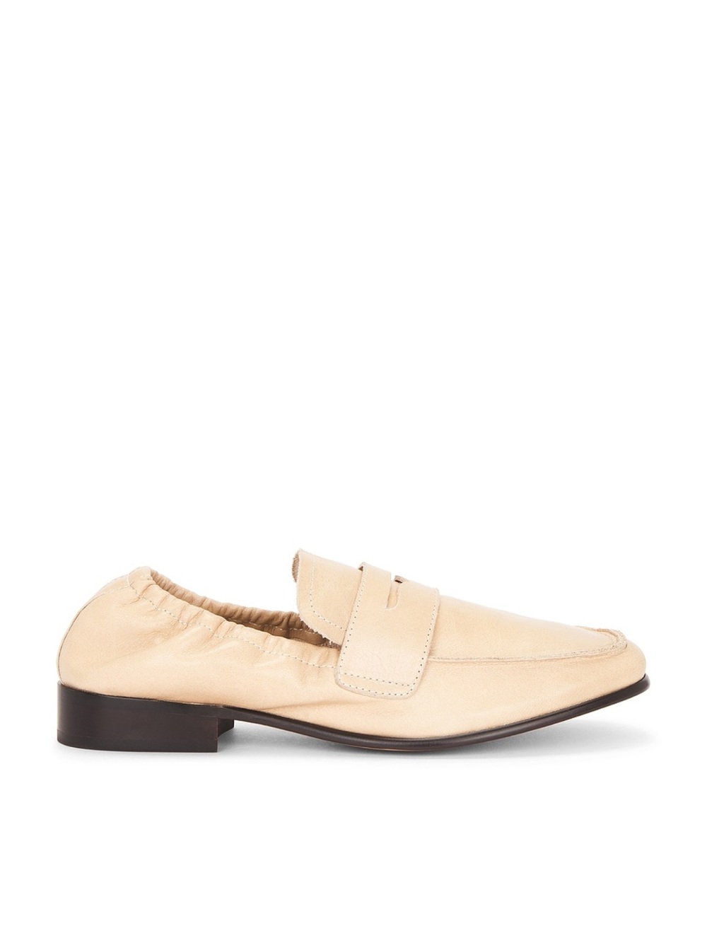 Women’s NWB Cream Slip-On Penny Loafers 6